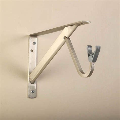 nickel finish shelf bracket